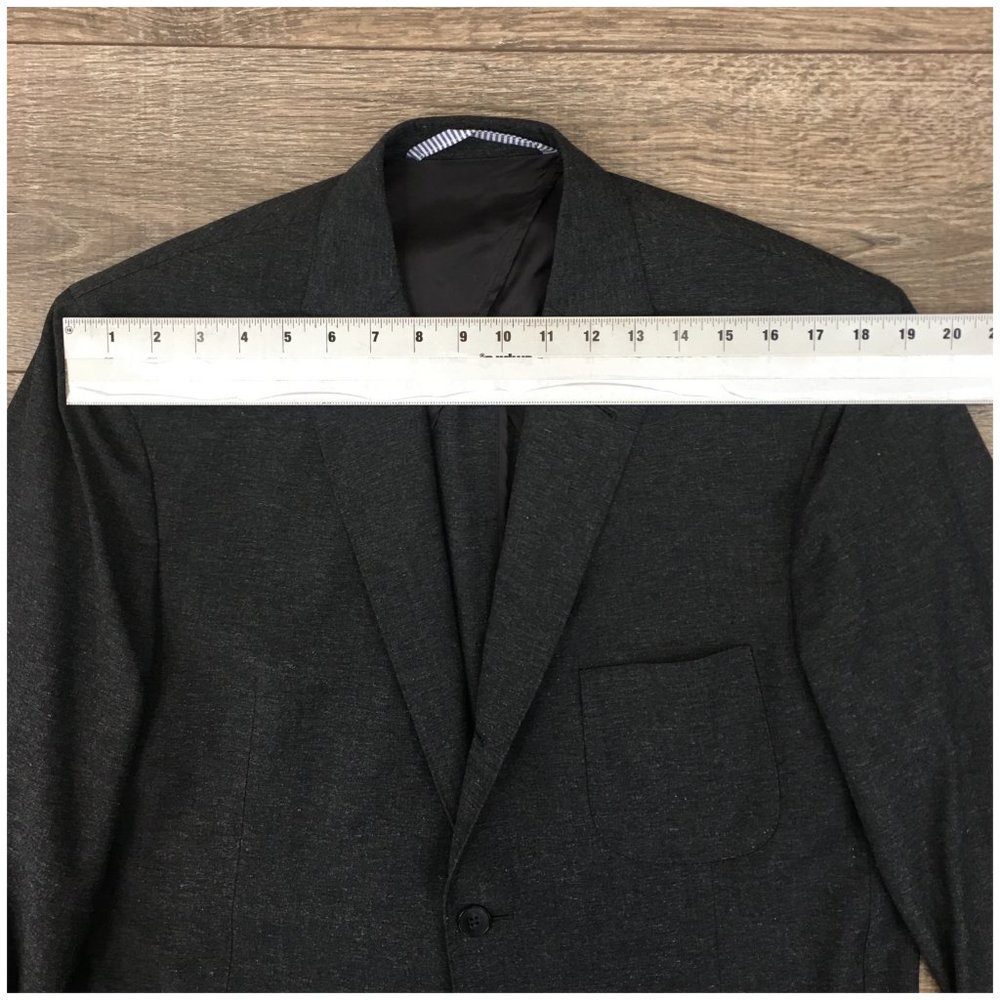 Mens Michael Bastian Blazer Sport Coat Sport Jacket Wool Cotton 44R Button Suits - Picture 9 of 13